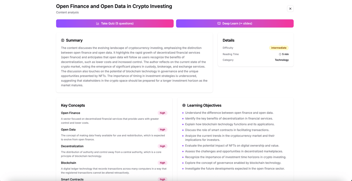 LurnLoop AI analysis interface